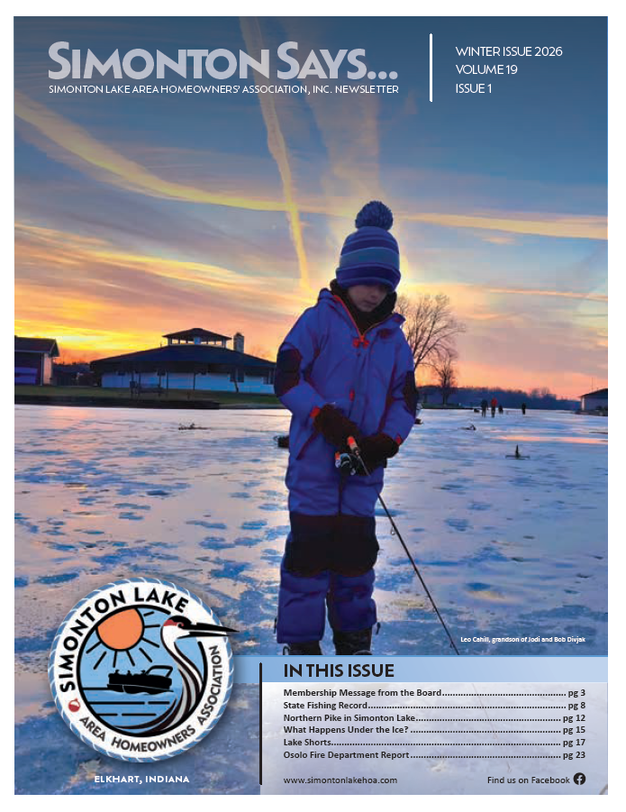 Simonton Lake Newsletter Cover November 2025